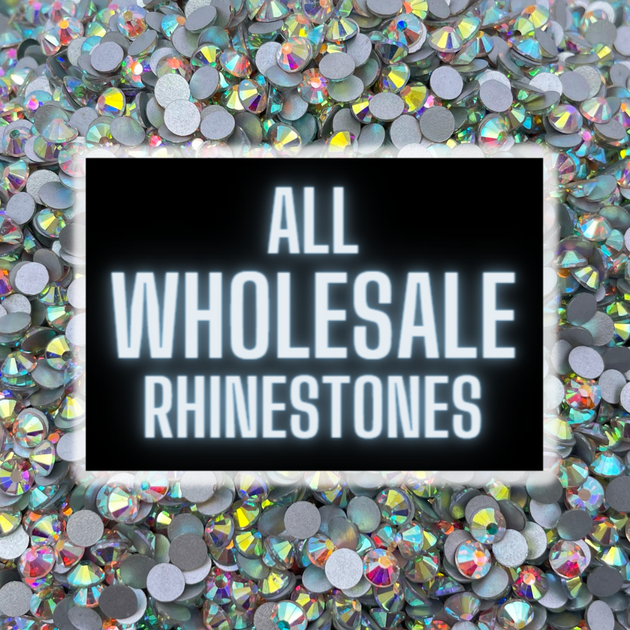 Wholesale PandaHall 2400pcs Flatback Crystal Rhinestones 