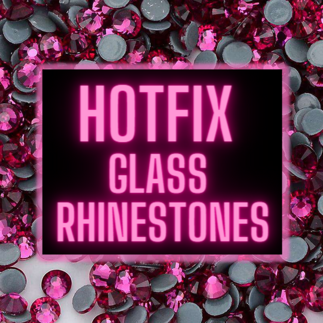 DMC Jet AB Glass Hotfix Rhinestones - Black AB Rhinestone – Be Createful