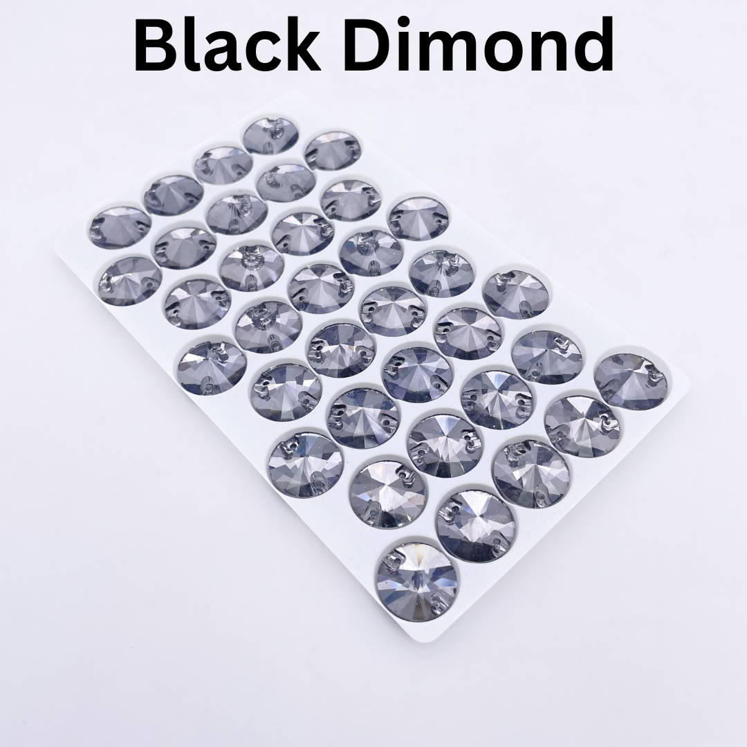 Round | 14*14mm | Flatback Rhinestones