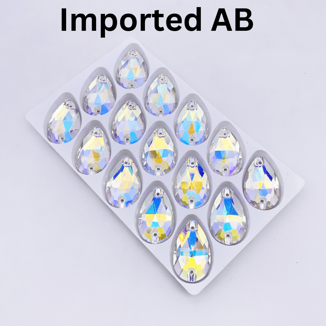 Tear Drop | 17*28mm | Flatback Rhinestones