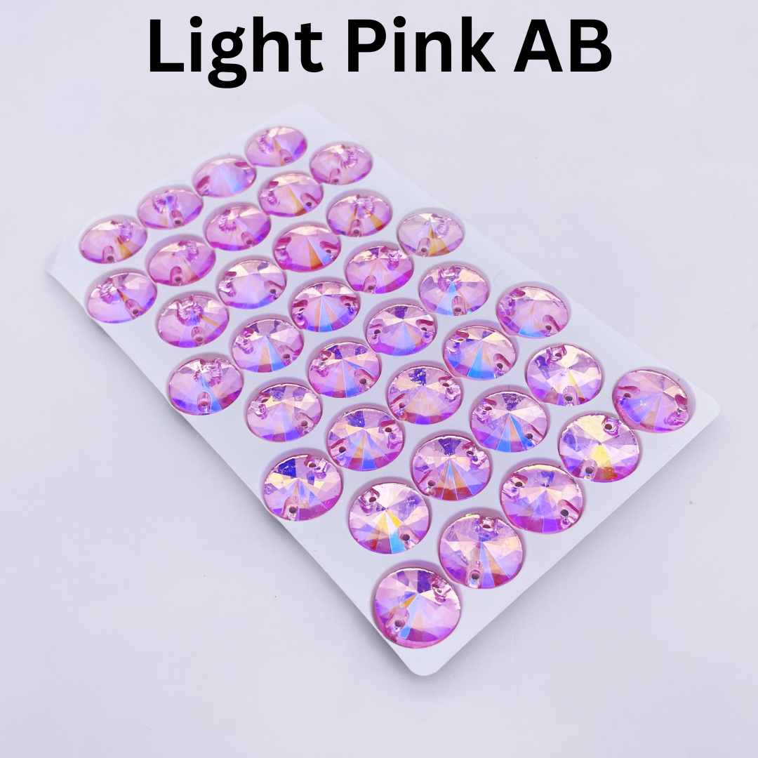 Round | 14*14mm | Flatback Rhinestones