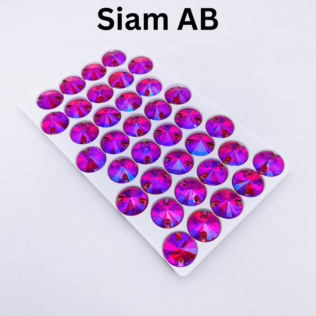 Round | 14*14mm | Flatback Rhinestones