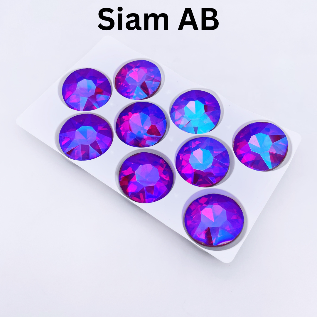 Round | 27*27mm | Pointed Back Rhinestones
