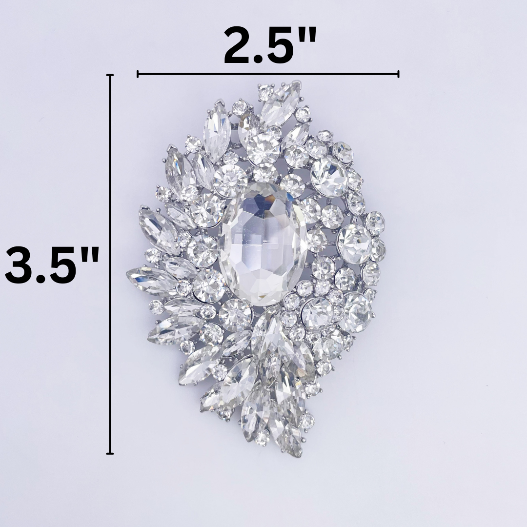 Rhinestone Brooch | BRH-23