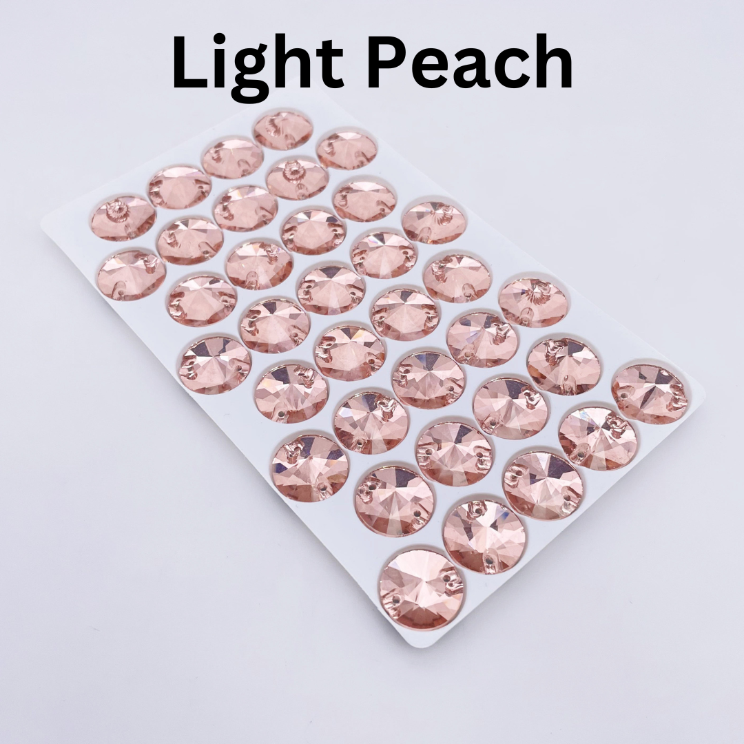 Round | 14*14mm | Flatback Rhinestones