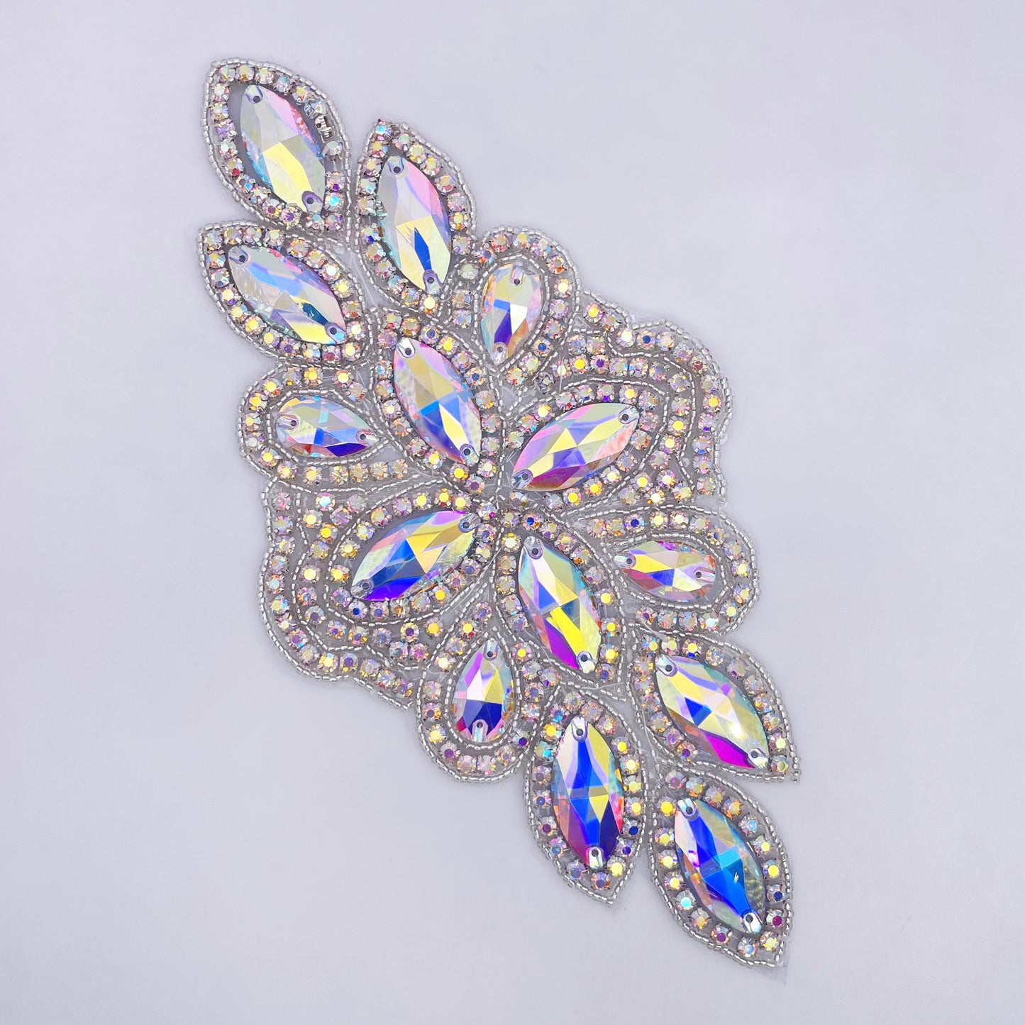 Iron on Rhinestone Applique - FBC-1