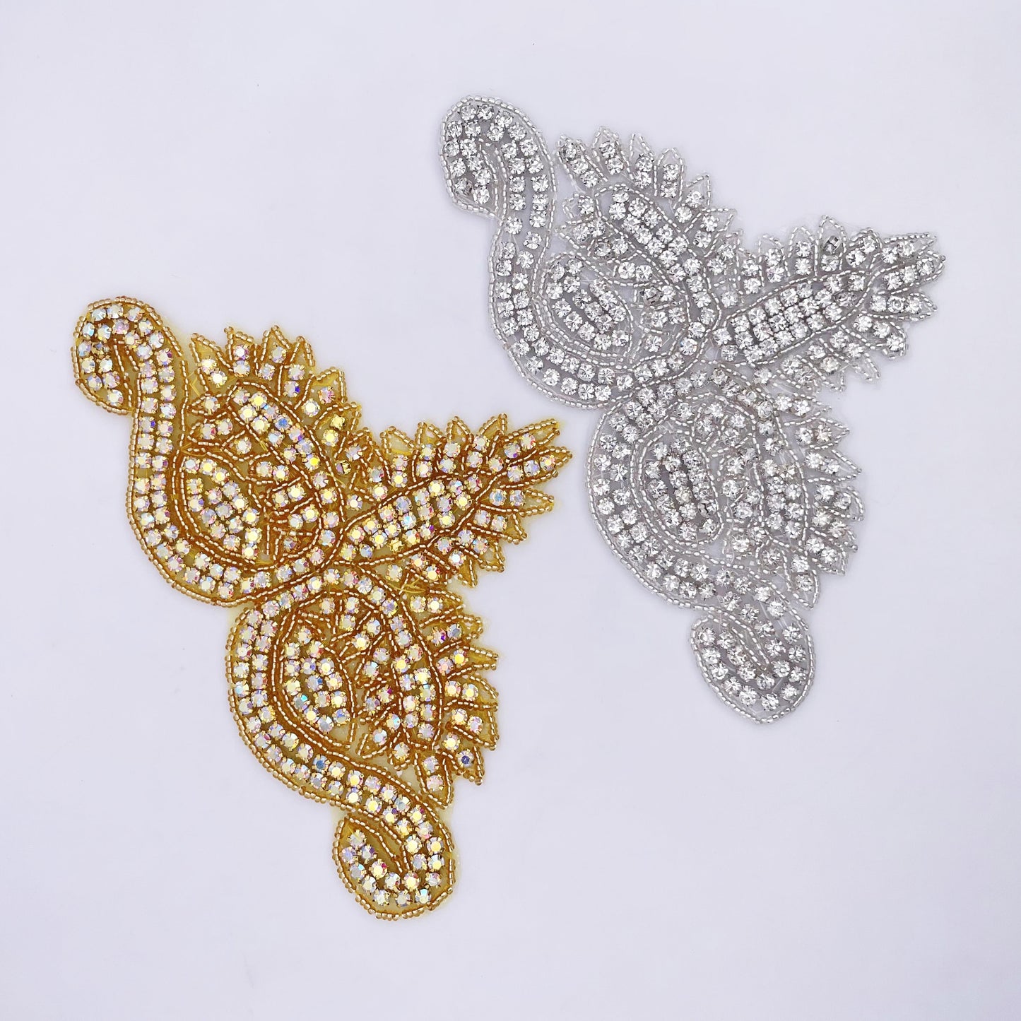 Iron on Rhinestone Applique - FBC-4