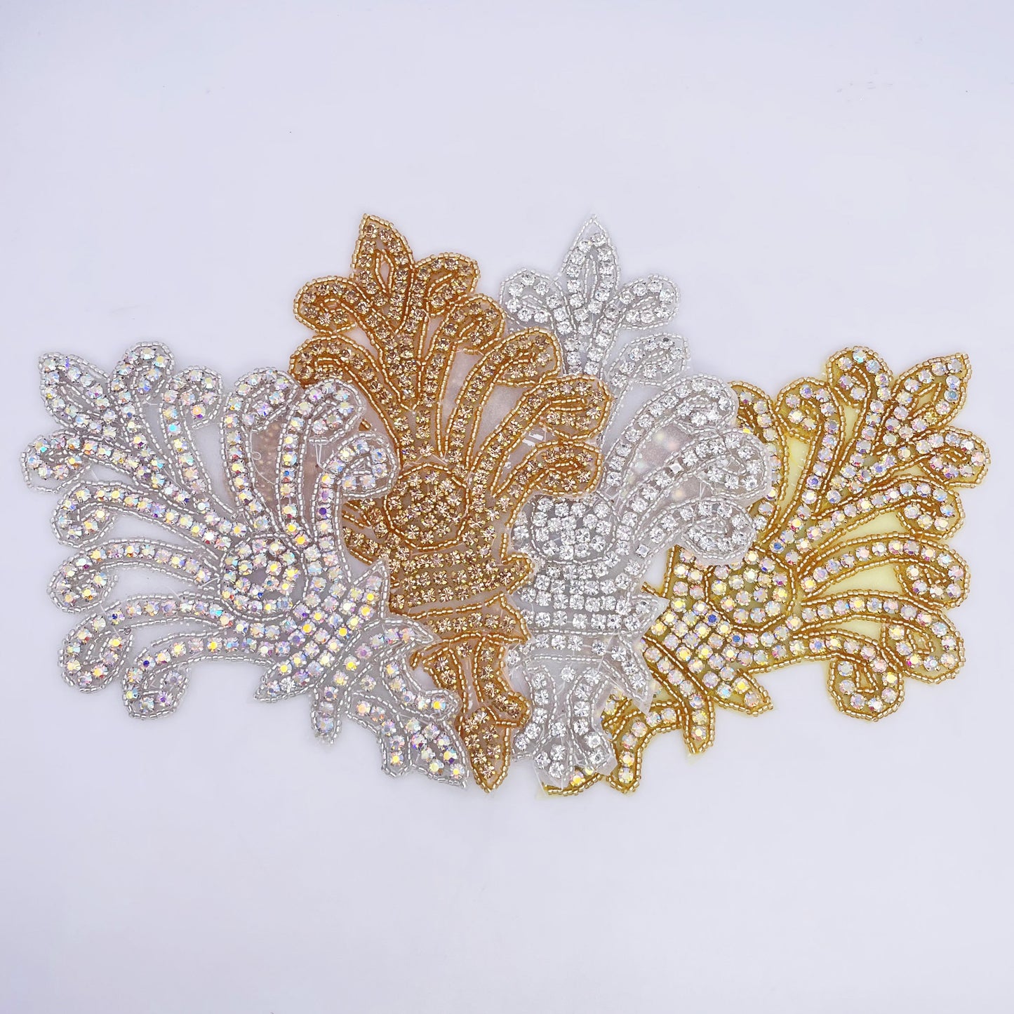 Iron on Rhinestone Applique - FBC-7