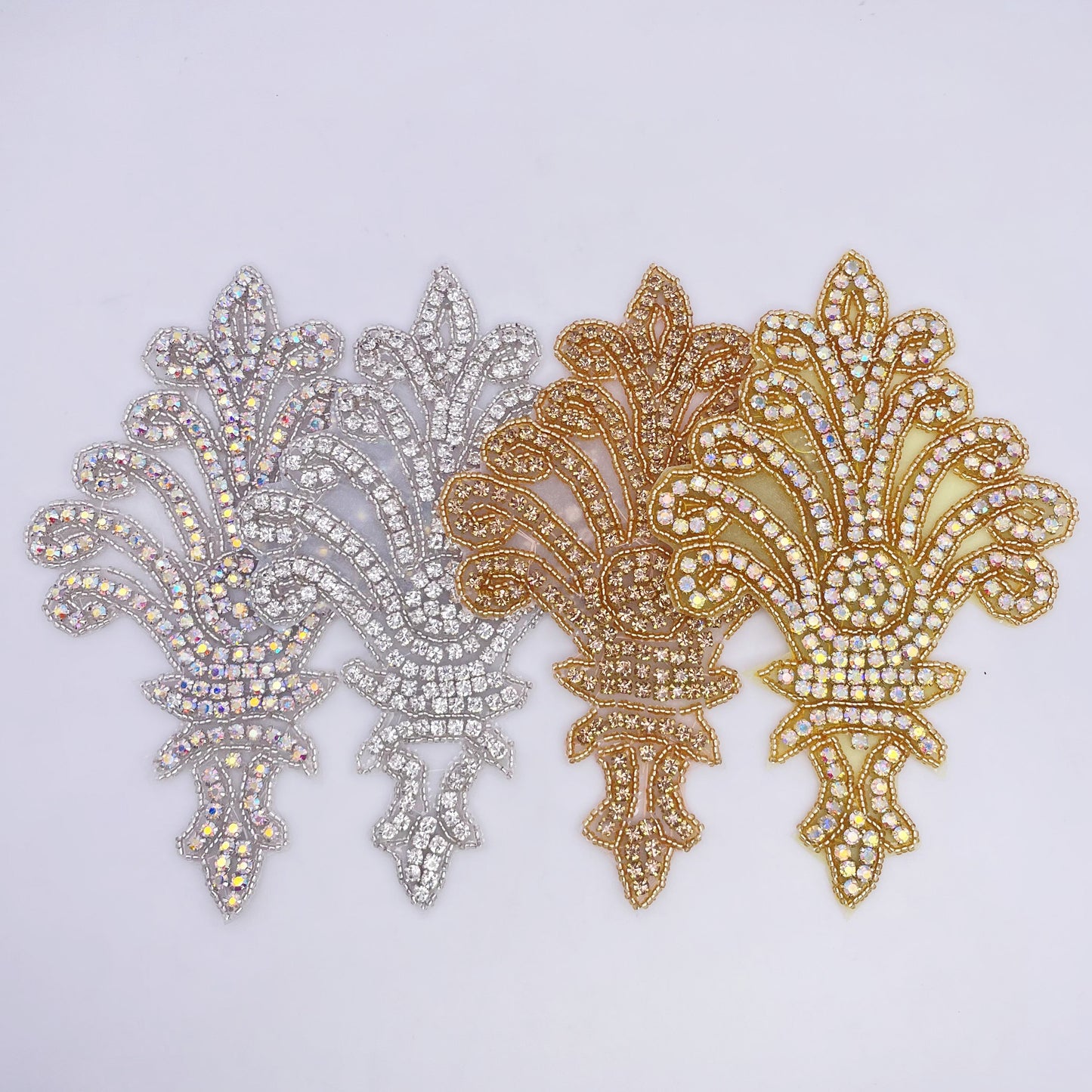 Iron on Rhinestone Applique - FBC-7
