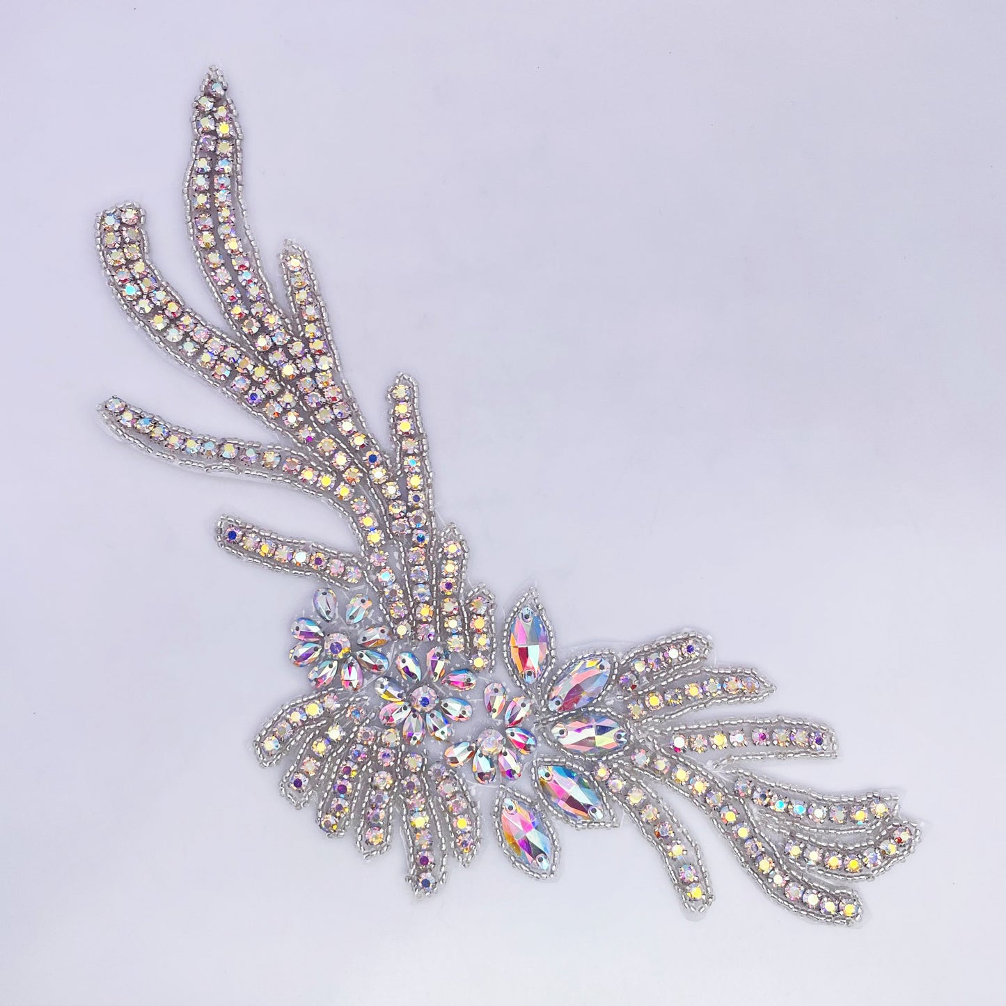 Iron on Rhinestone Applique - FBC-12