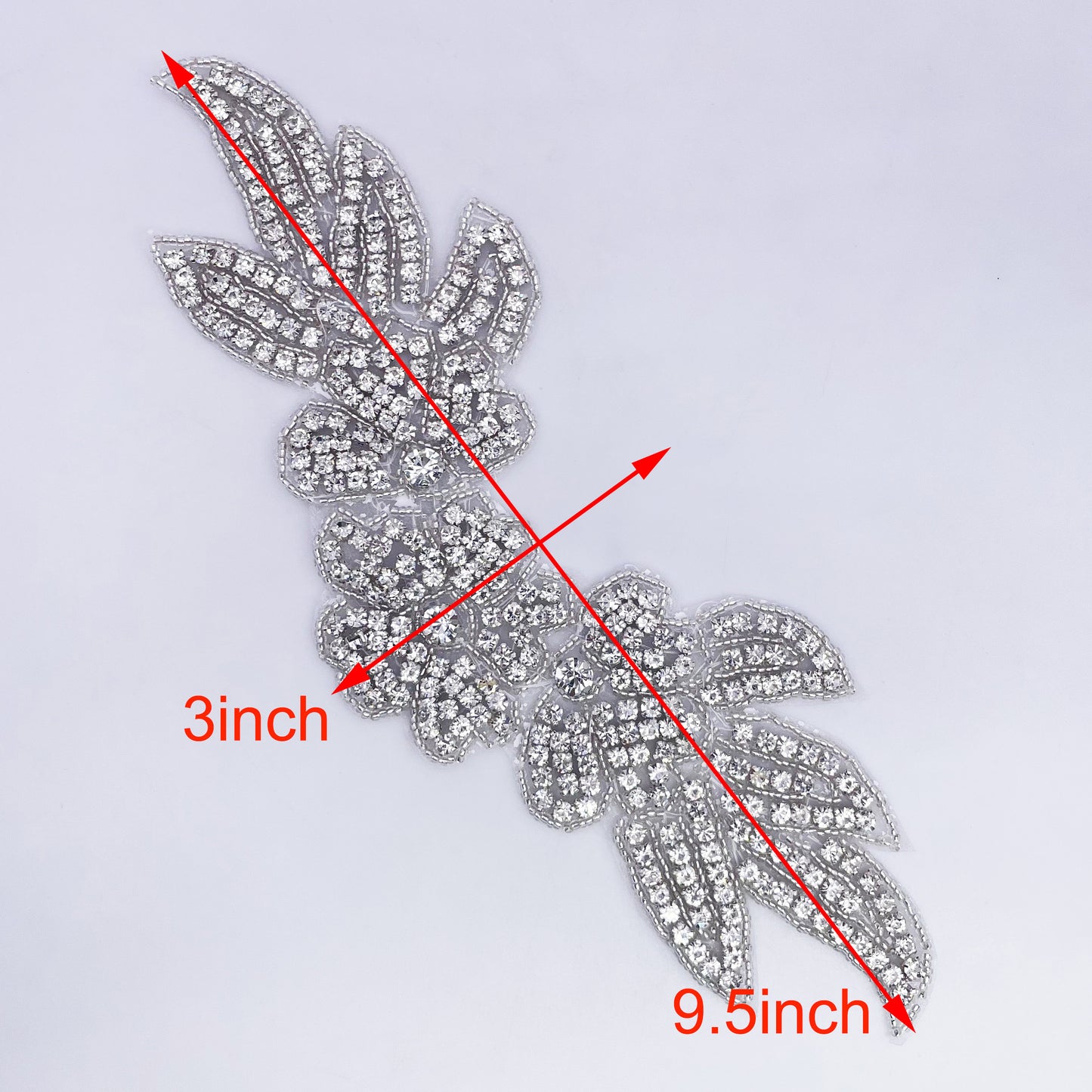 Iron on Rhinestone Applique - FBC-13