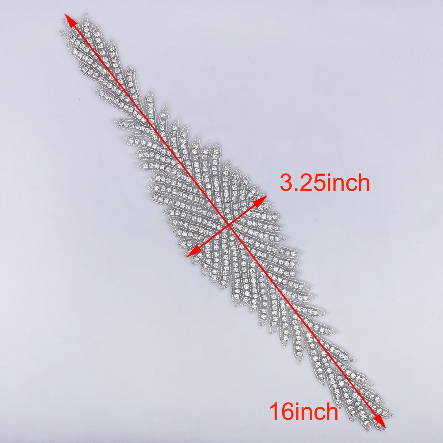 Iron on Rhinestone Applique - FBC-15