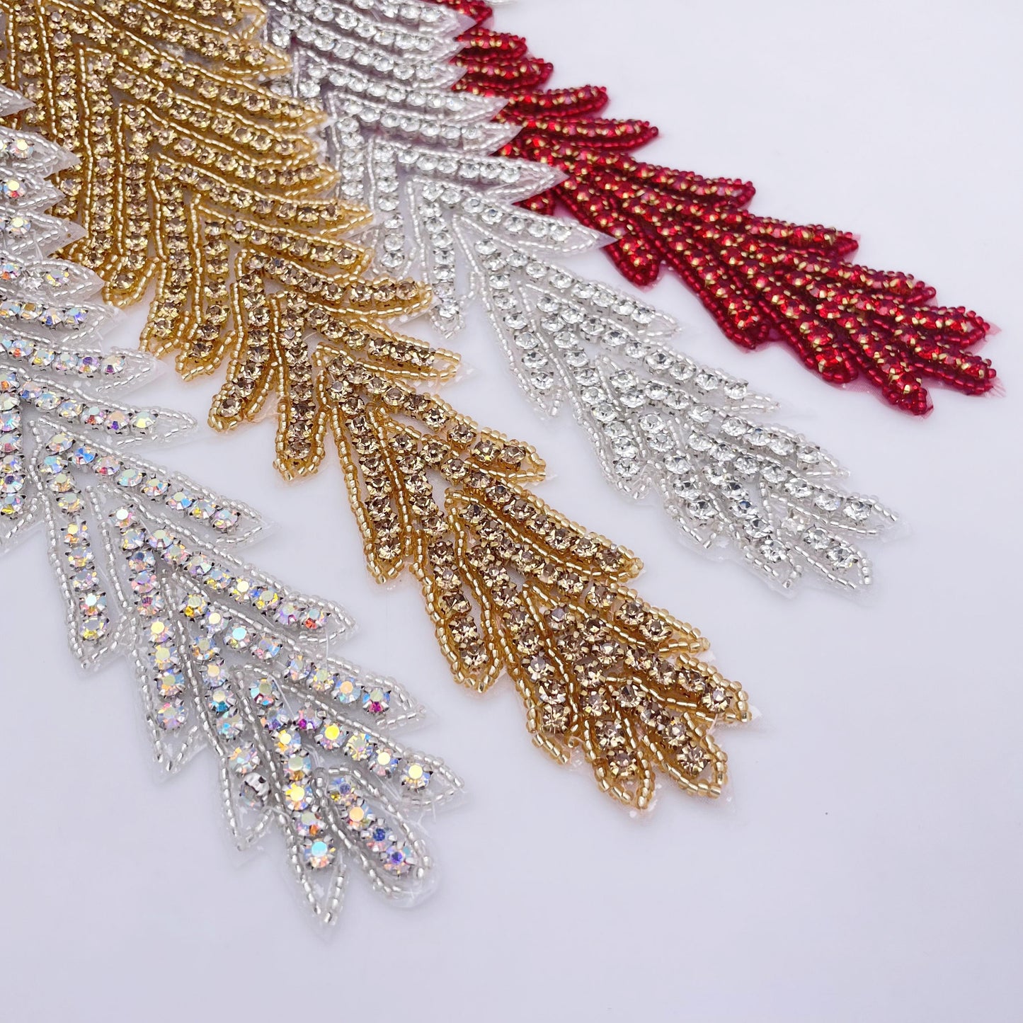Iron on Rhinestone Applique - FBC-15