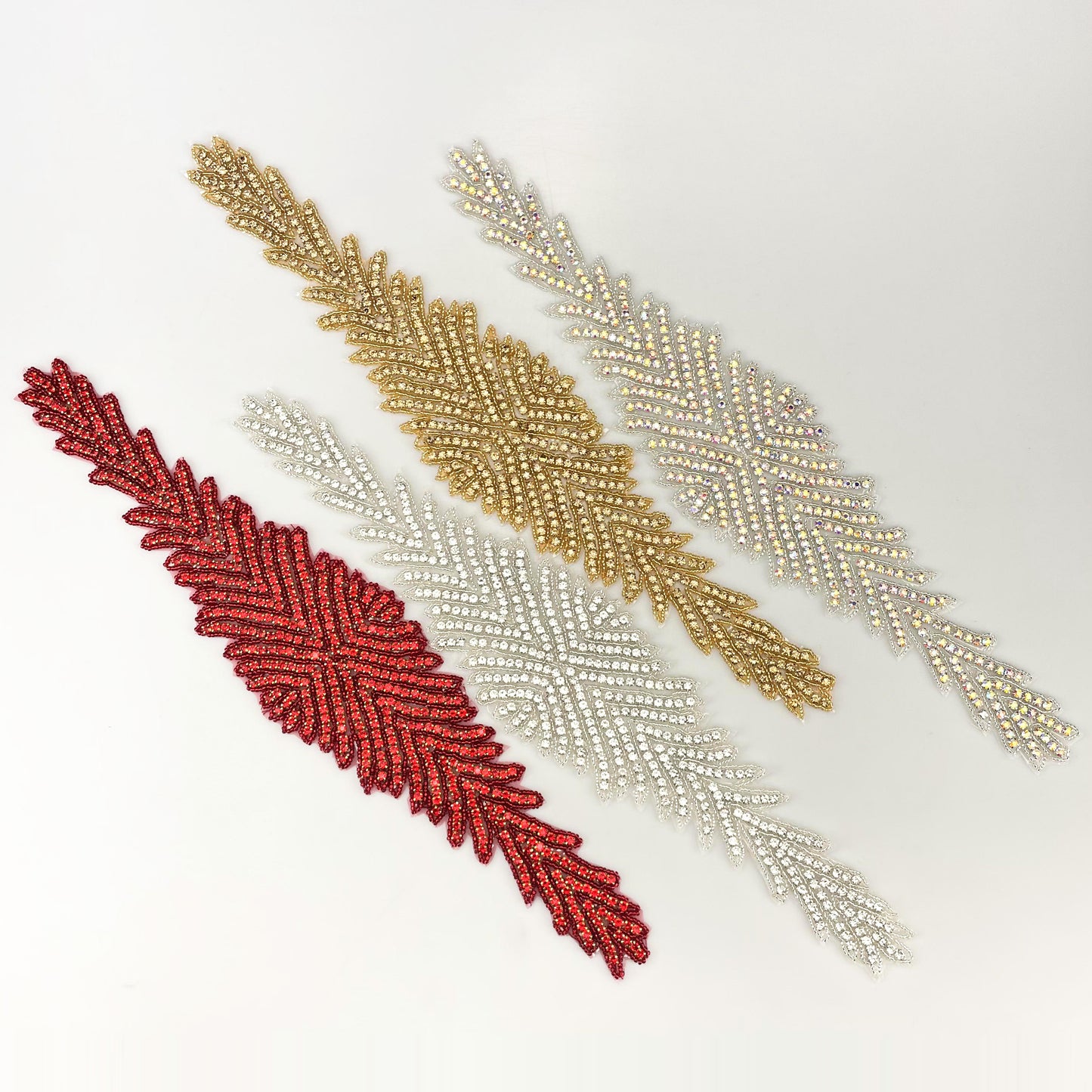 Iron on Rhinestone Applique - FBC-15