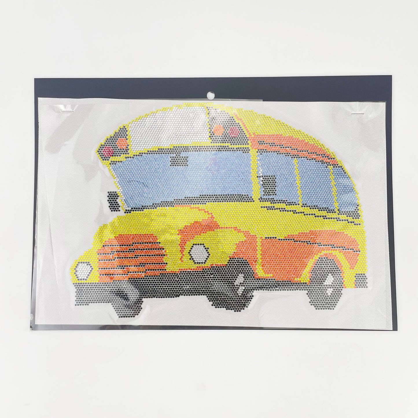School Bus Rhinestone Transfer