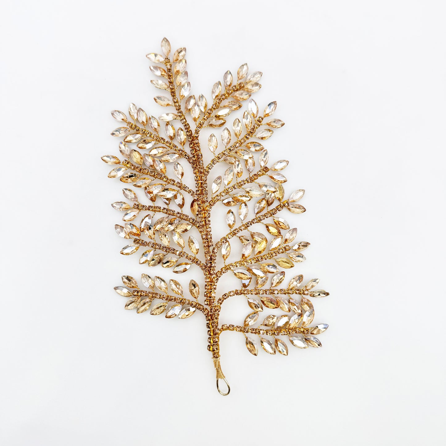 Leaf Rhinestone Applique | BH-14