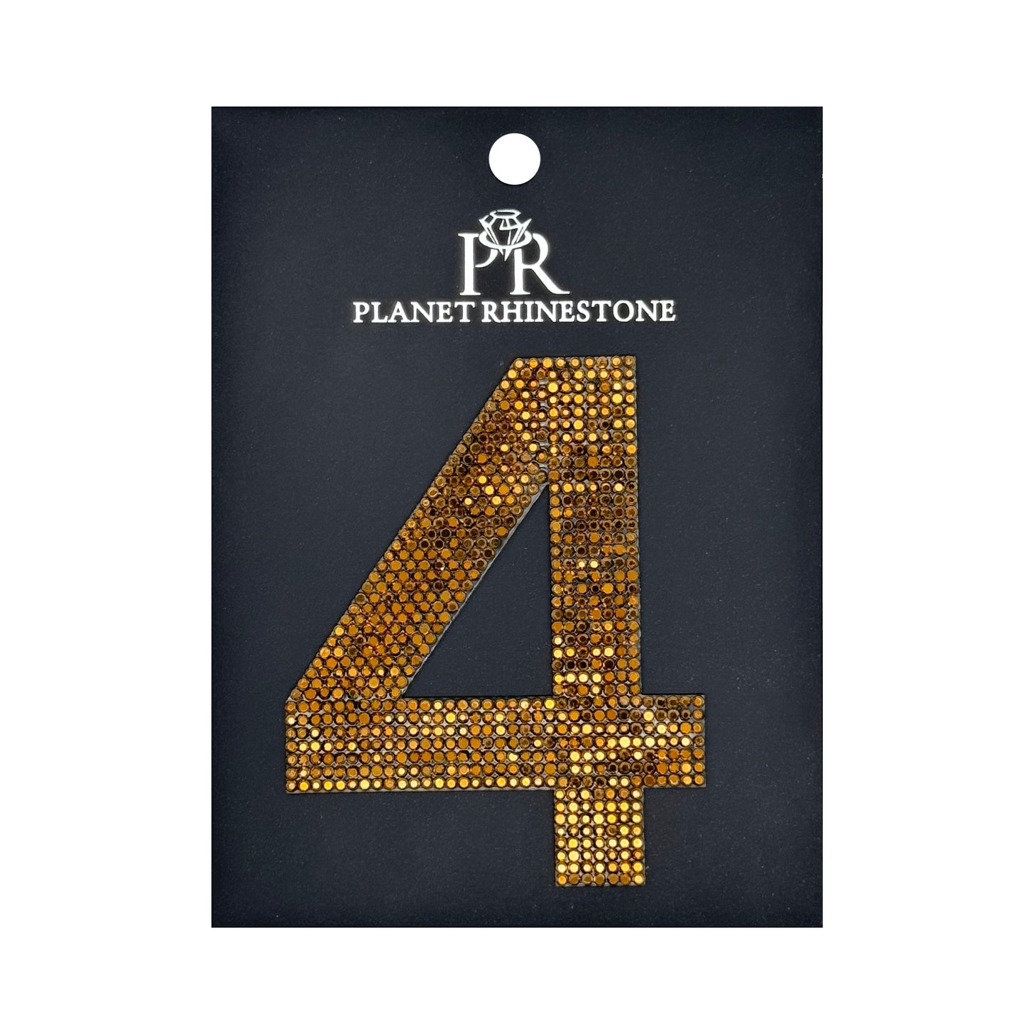 3.5" Gold Aurum Hotfix Alphabet