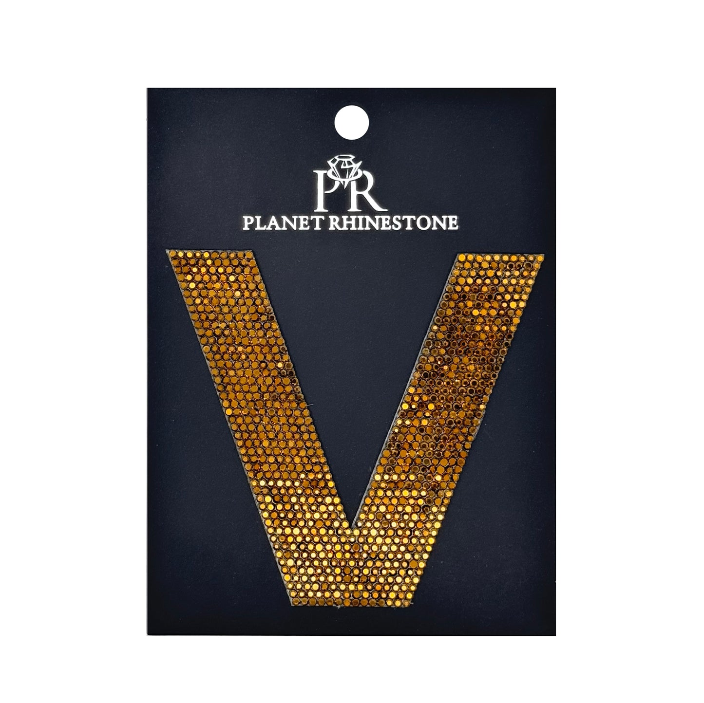 3.5" Gold Aurum Hotfix Alphabet