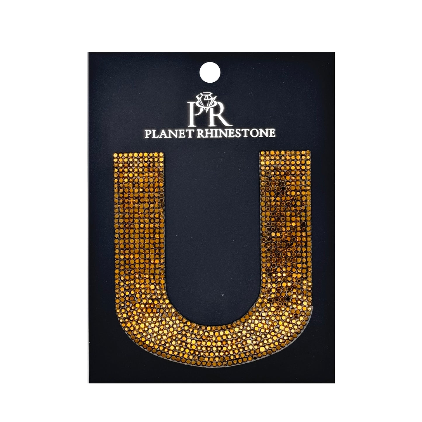 3.5" Gold Aurum Hotfix Alphabet