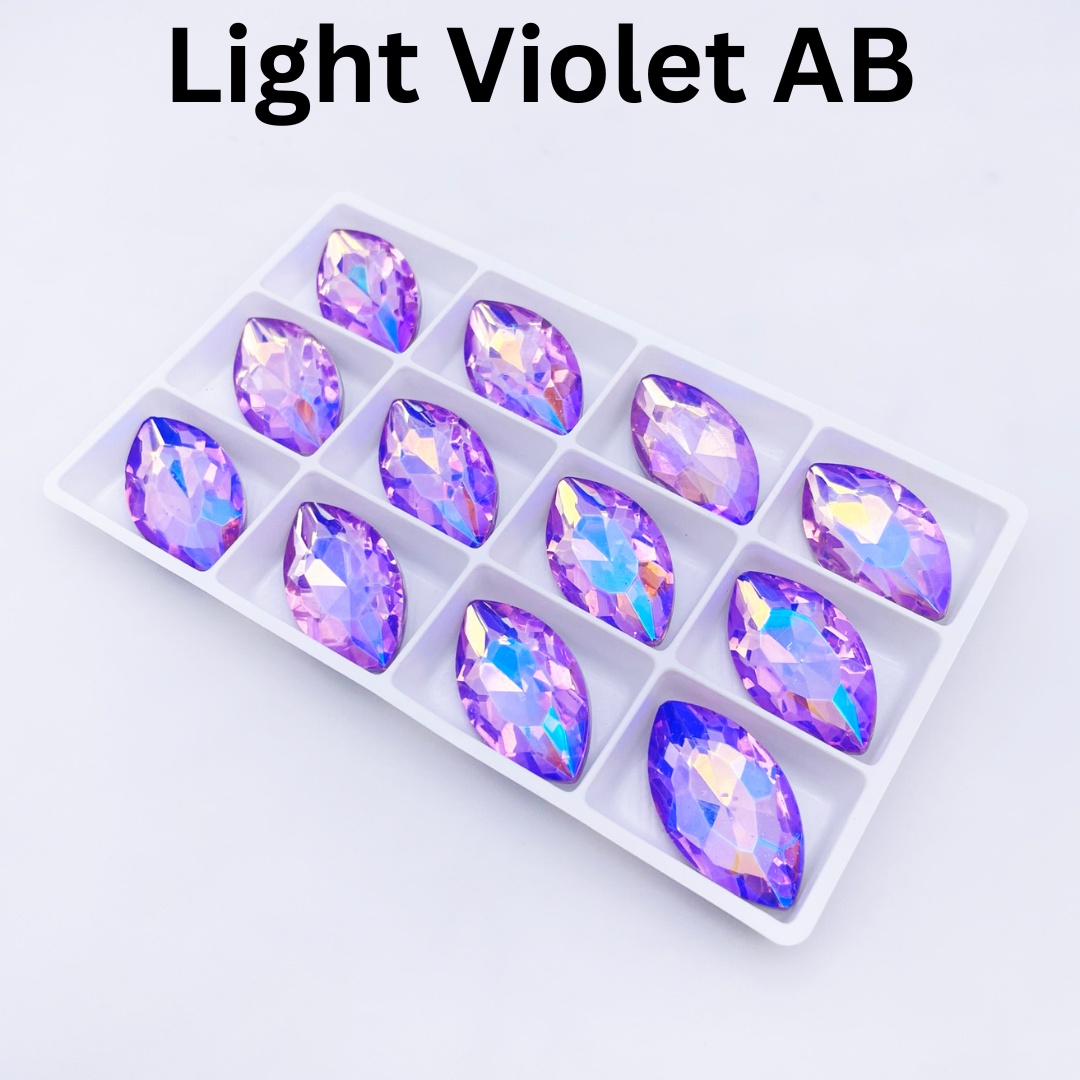 Navette | 17*32mm | Pointed Back Rhinestones