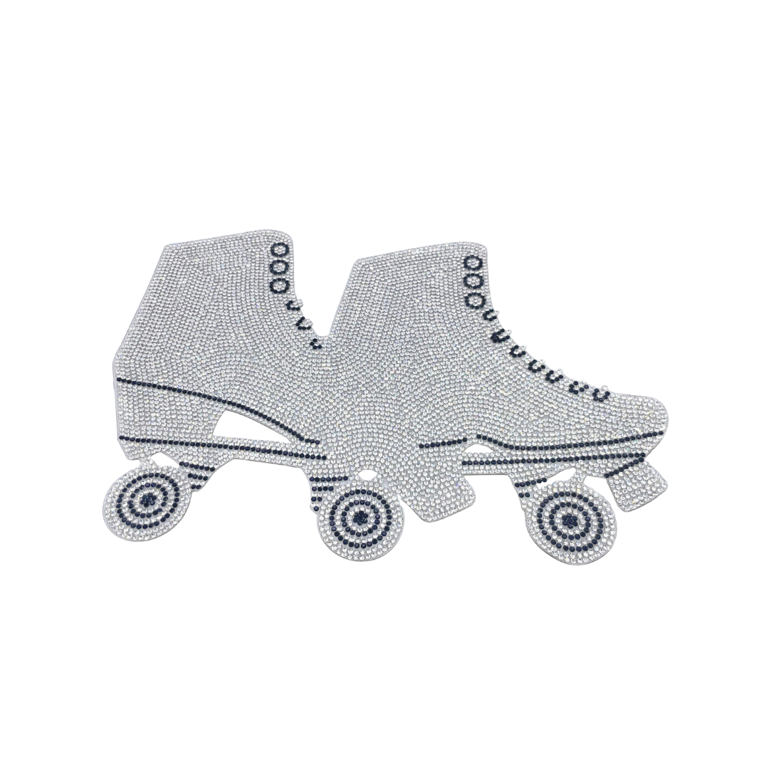 Rhinestone Roller Skate Hotfix Applique