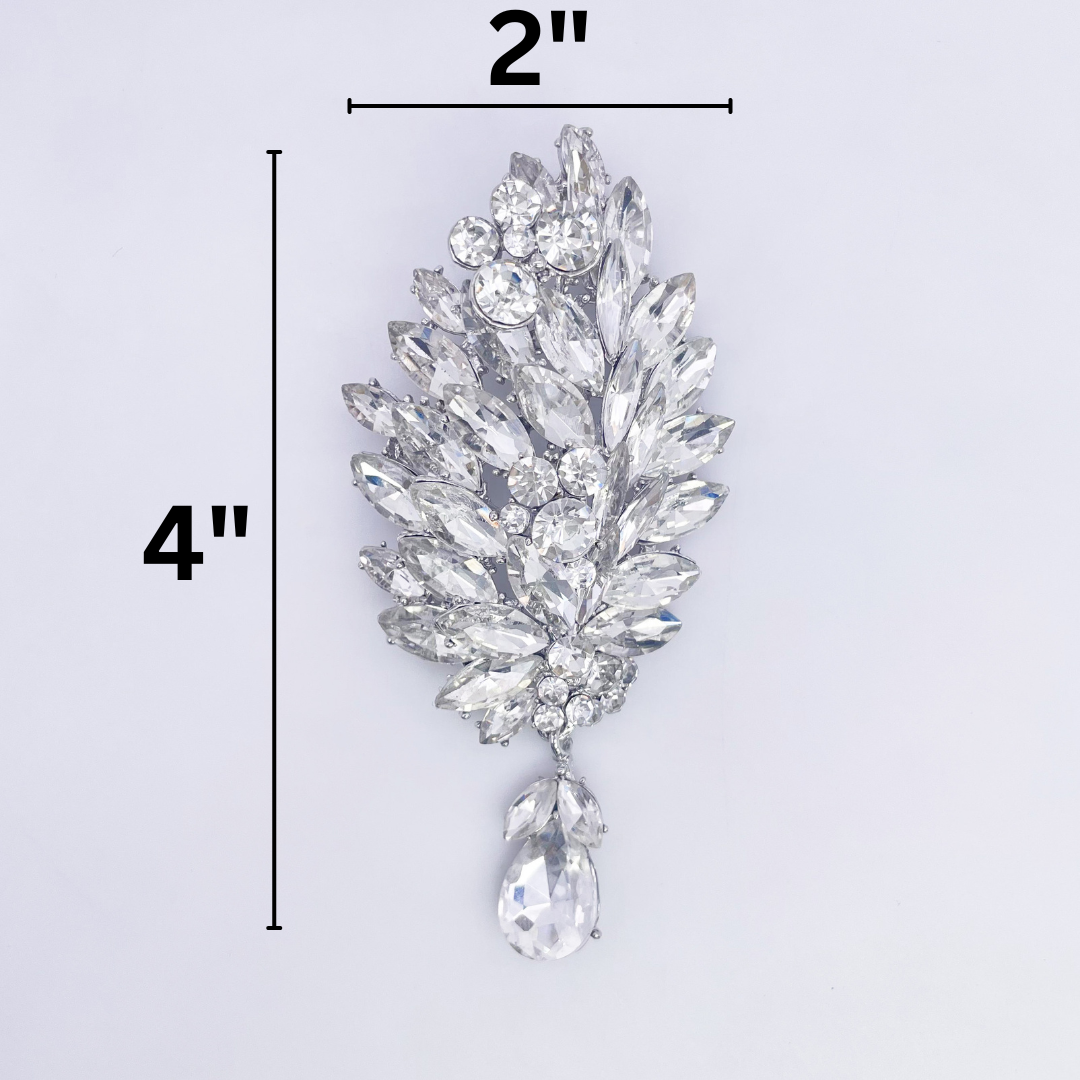 Rhinestone Brooch | BRH-25