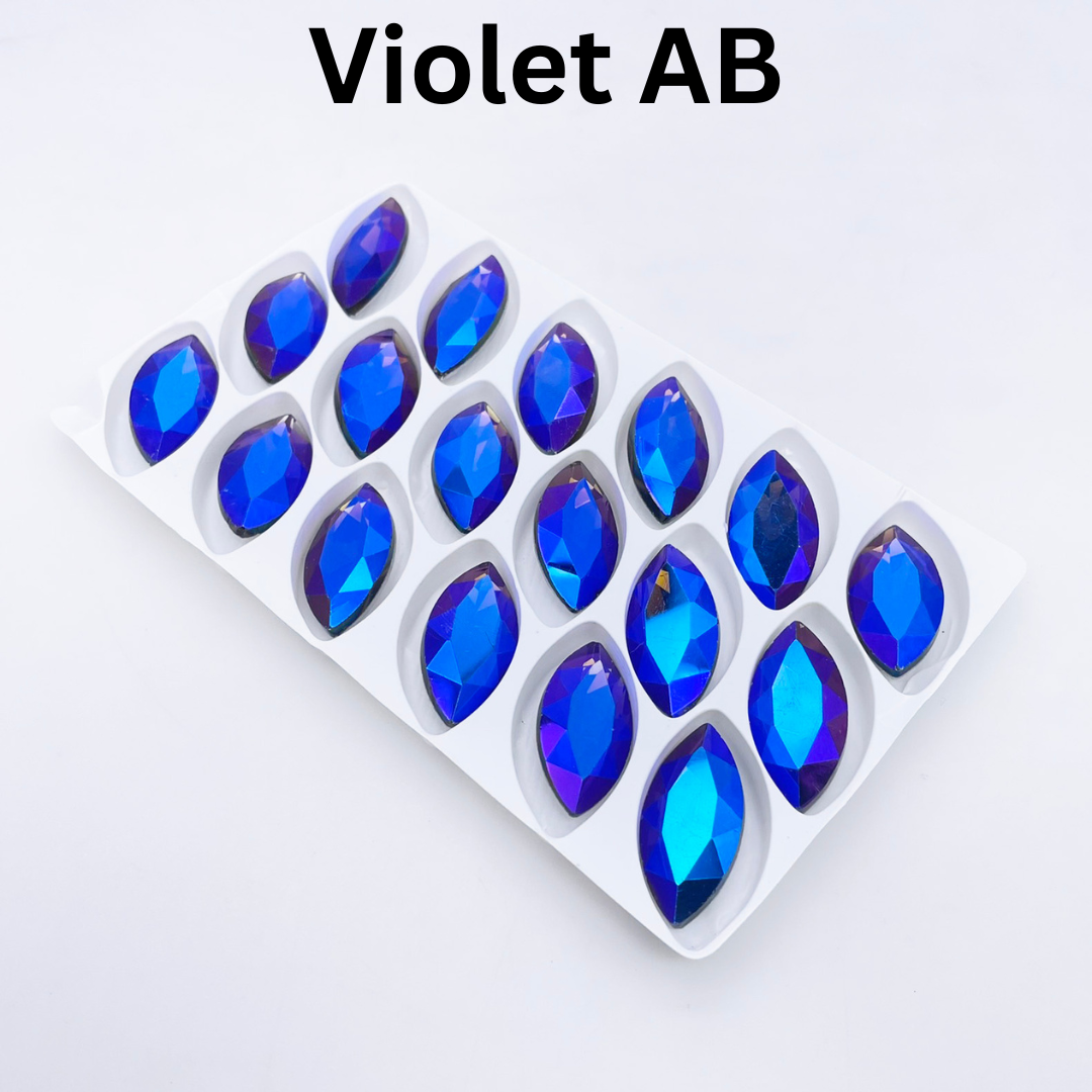 Navette | 13*27mm | Pointed Back Rhinestones