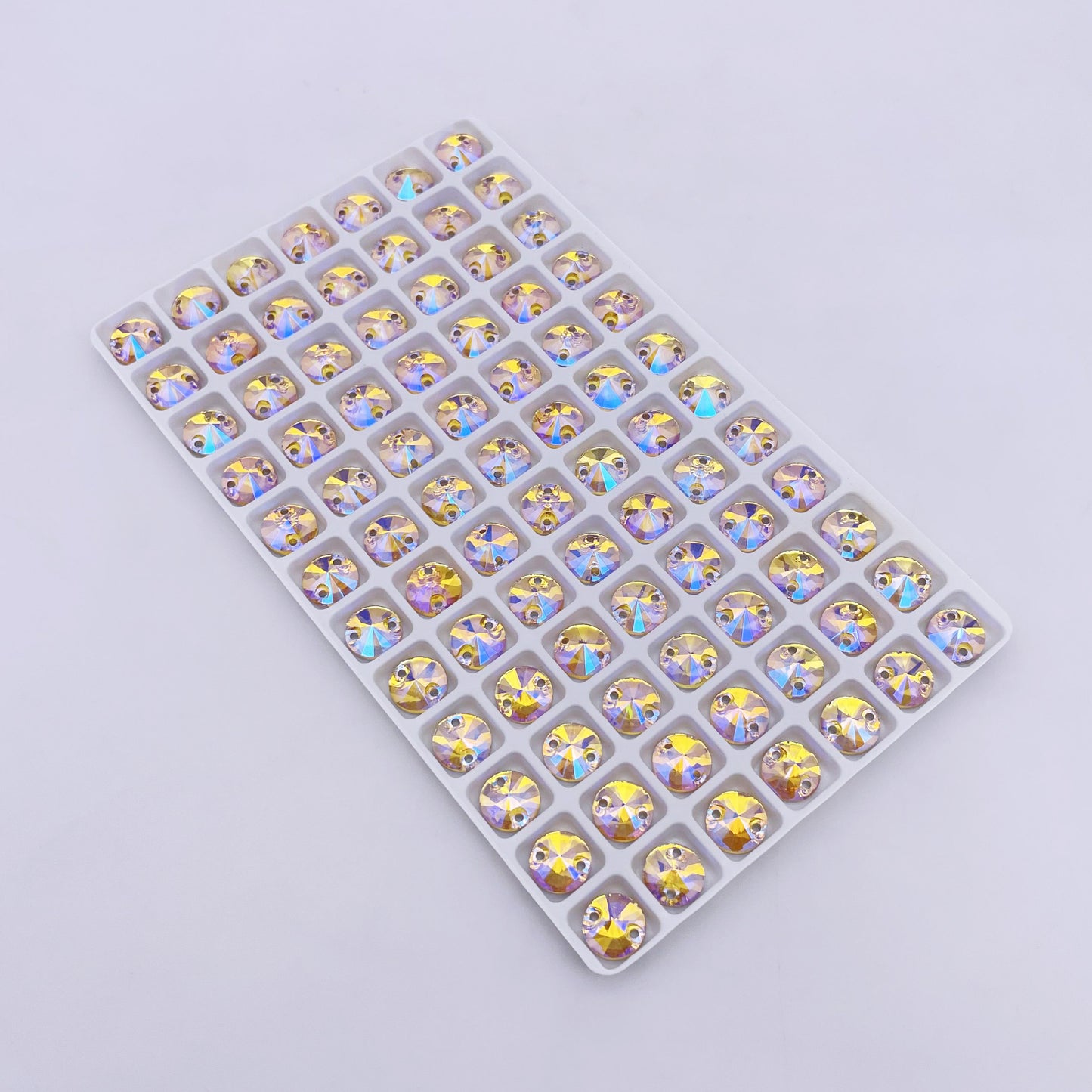 Round | 8*8mm | Sew-on Rhinestones