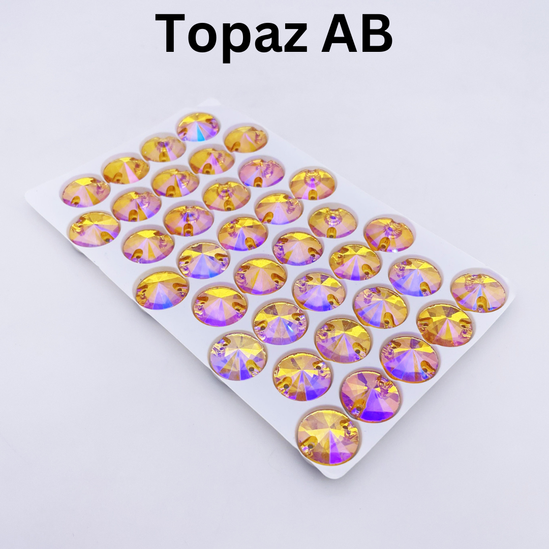Round | 14*14mm | Flatback Rhinestones