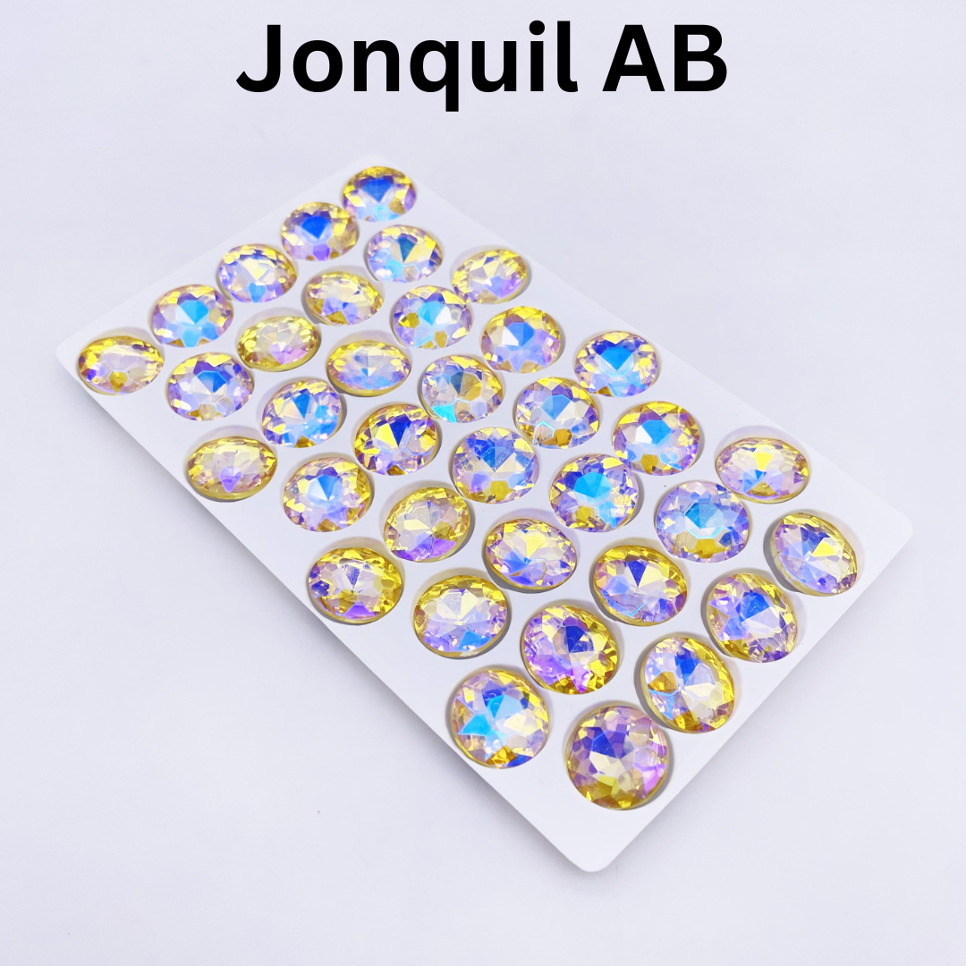 Round | 14*14mm | Pointed Back Rhinestones