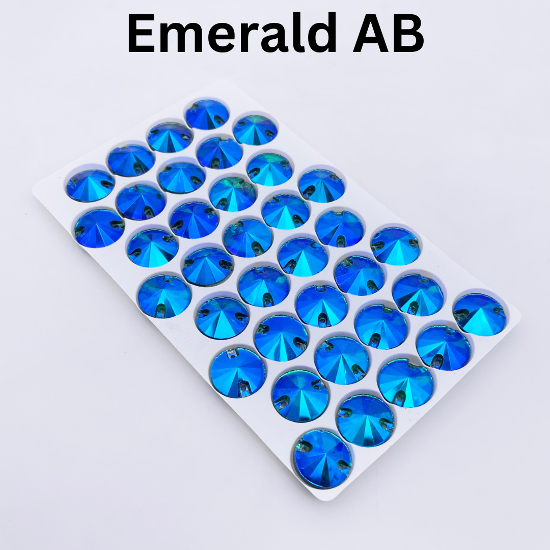 Round | 14*14mm | Flatback Rhinestones