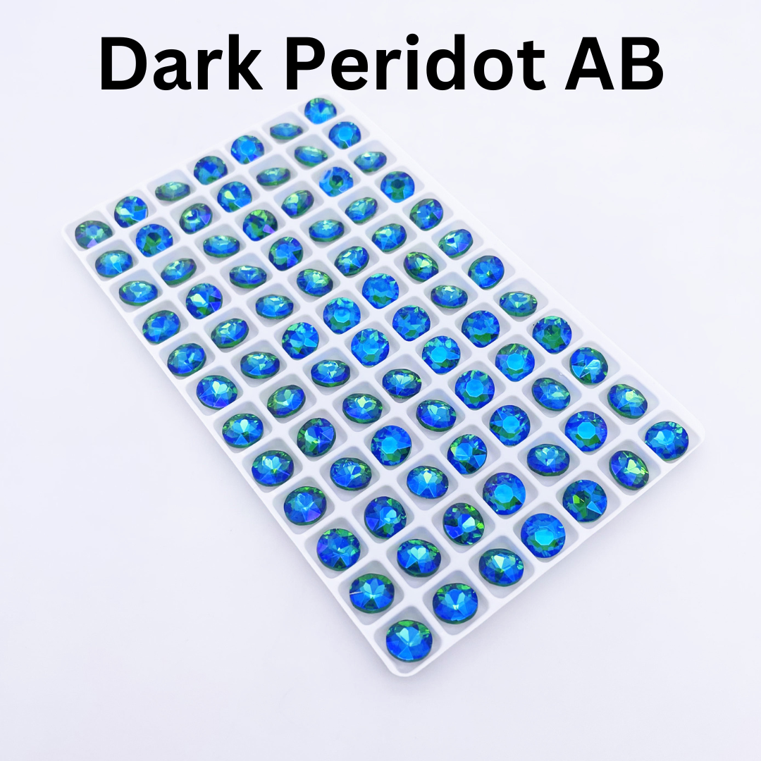 Round | 8*8mm | Pointed Back Rhinestones