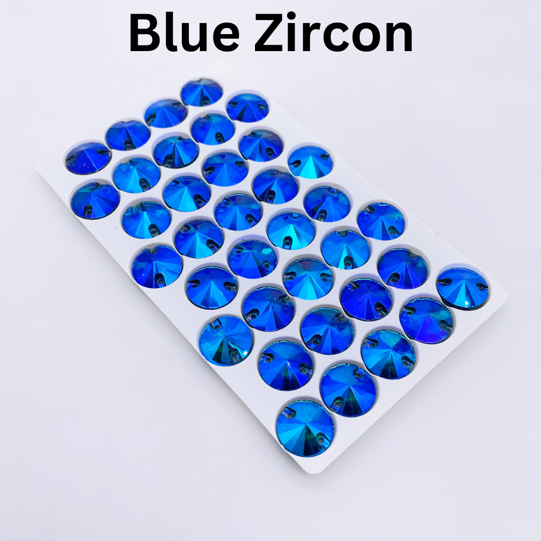 Round | 14*14mm | Flatback Rhinestones