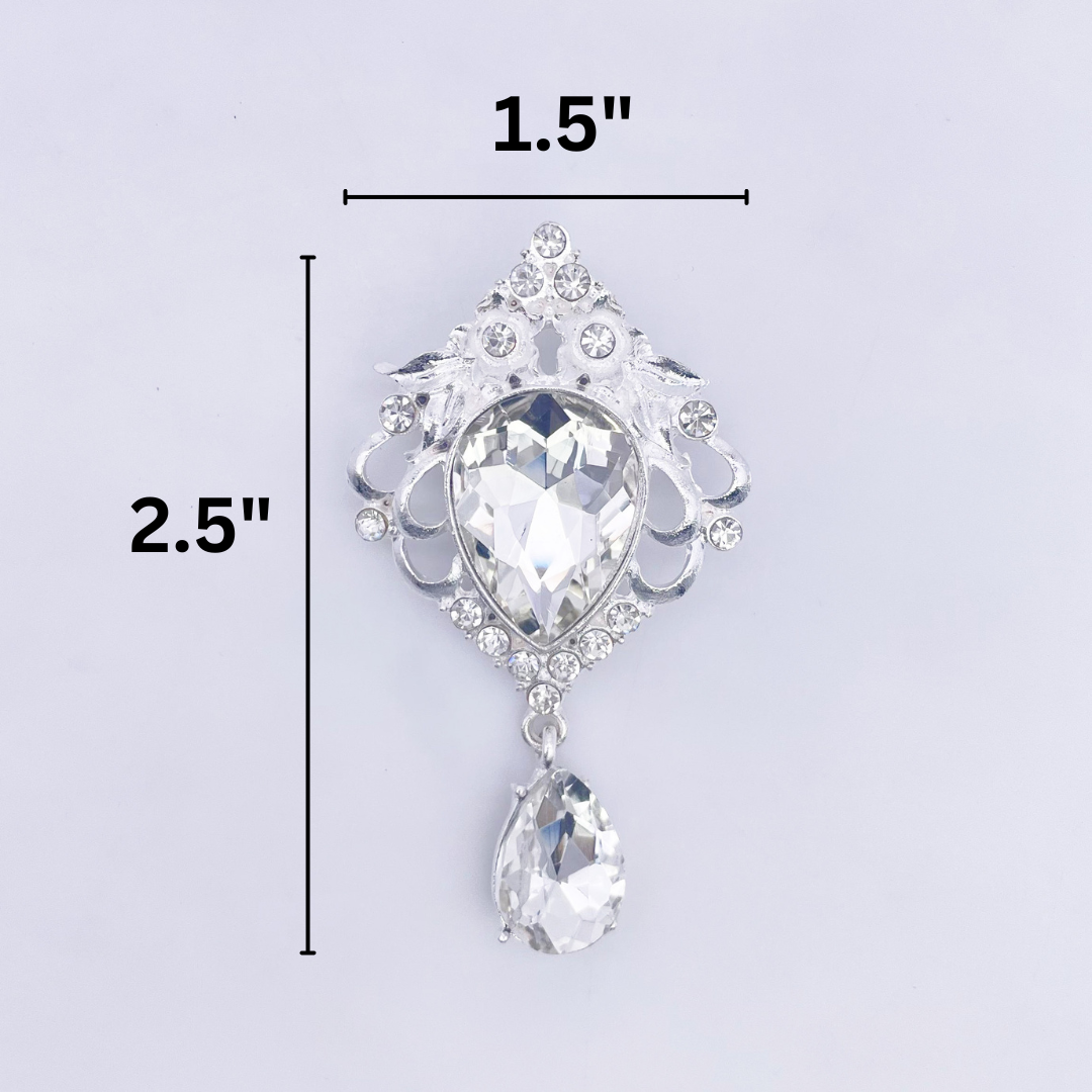 Rhinestone Brooch | BRH-40