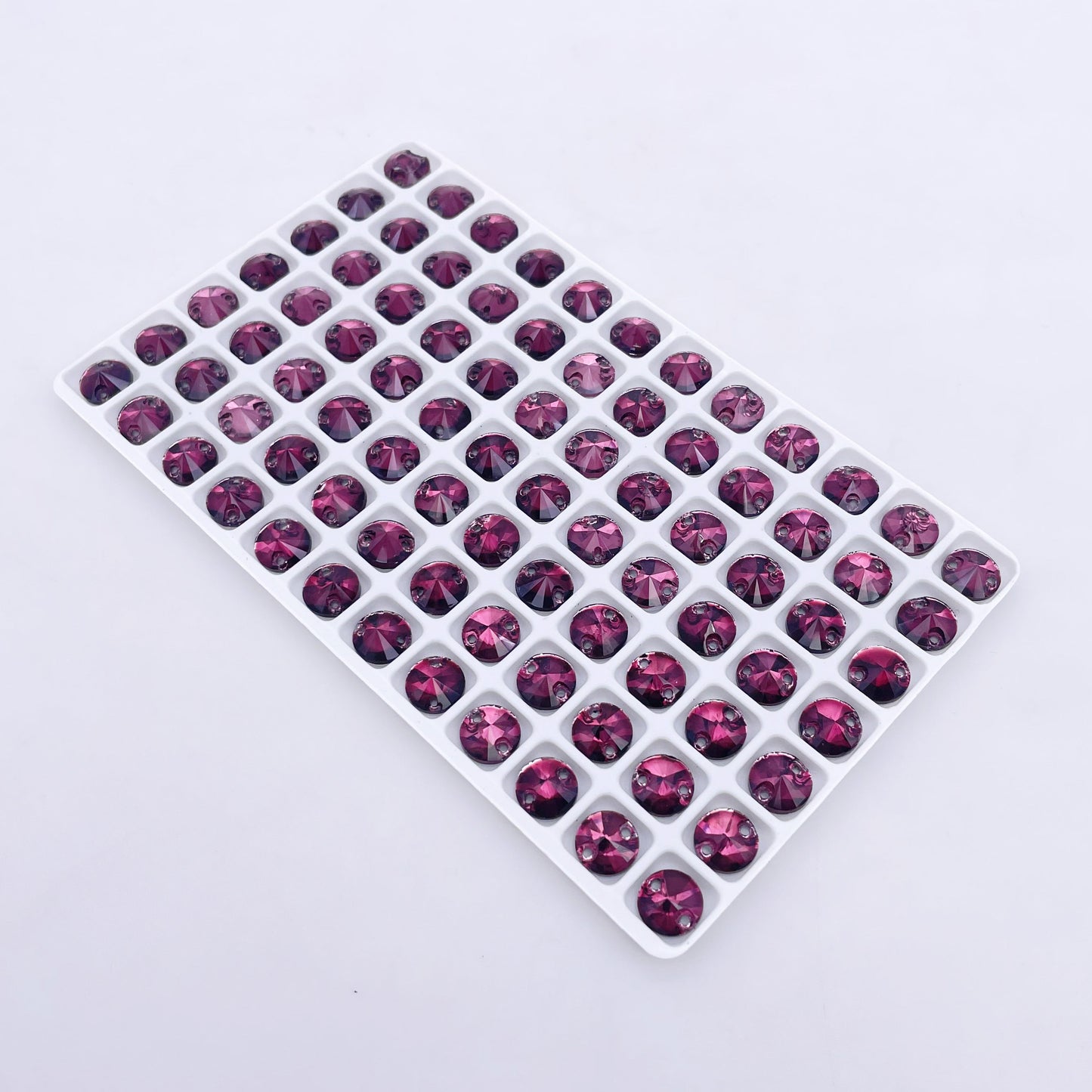 Round | 8*8mm | Sew-on Rhinestones
