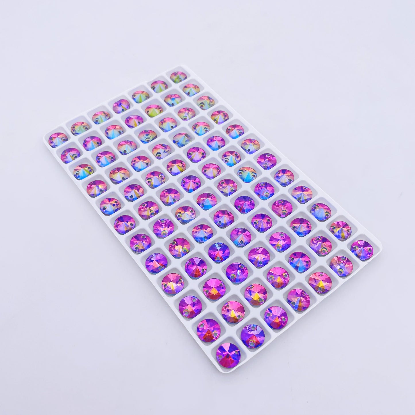 Round | 8*8mm | Sew-on Rhinestones