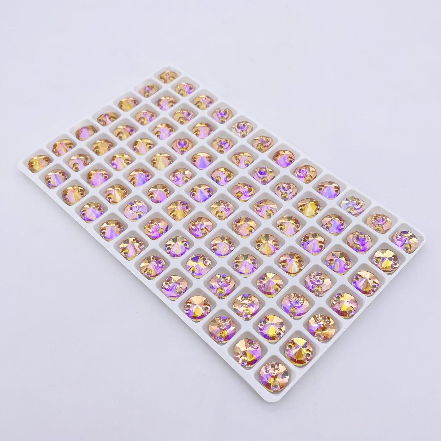 Round | 8*8mm | Sew-on Rhinestones
