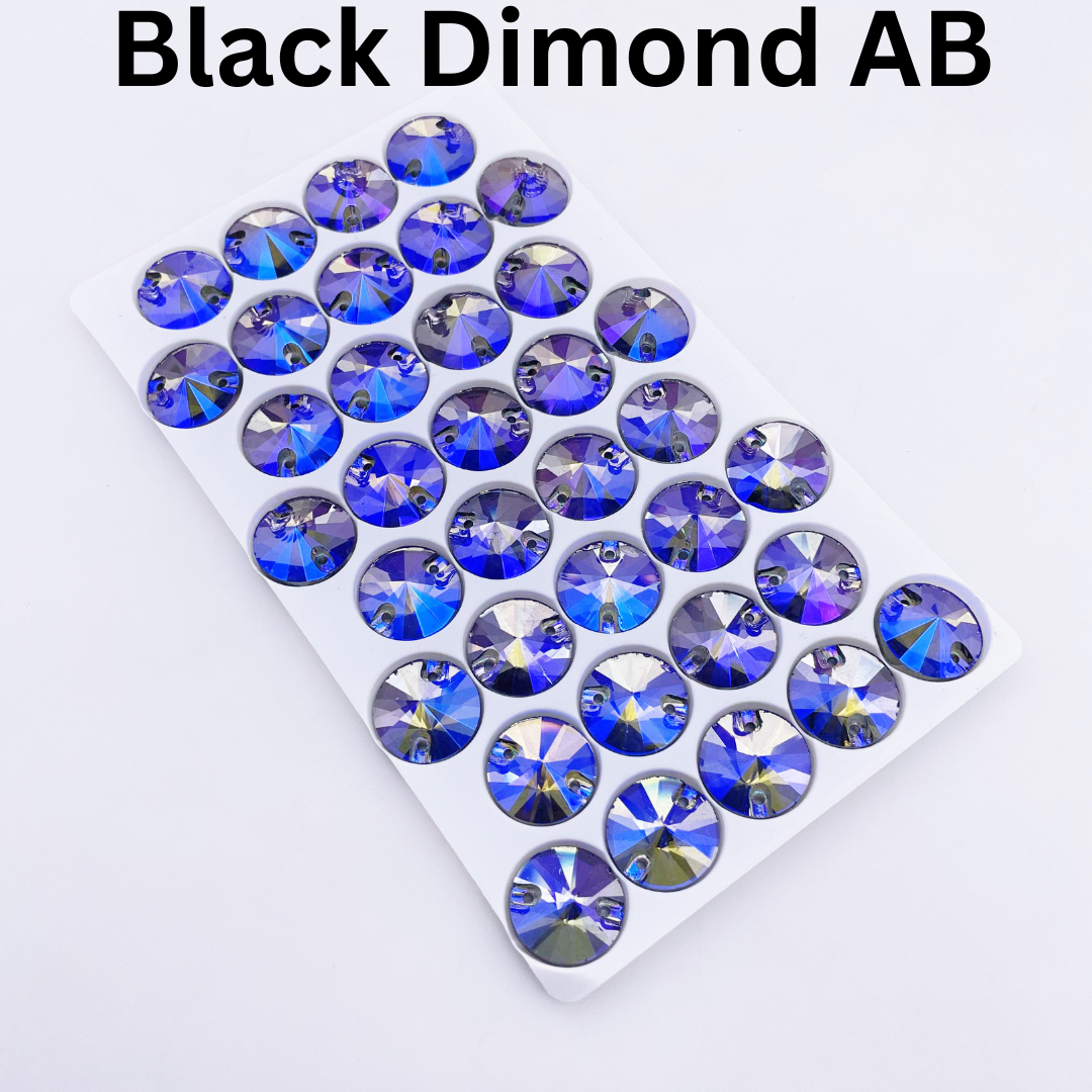 Round | 14*14mm | Flatback Rhinestones