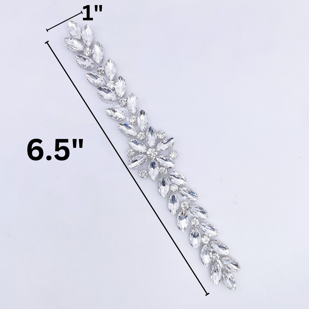 Iron on Rhinestone Applique - BSA-2