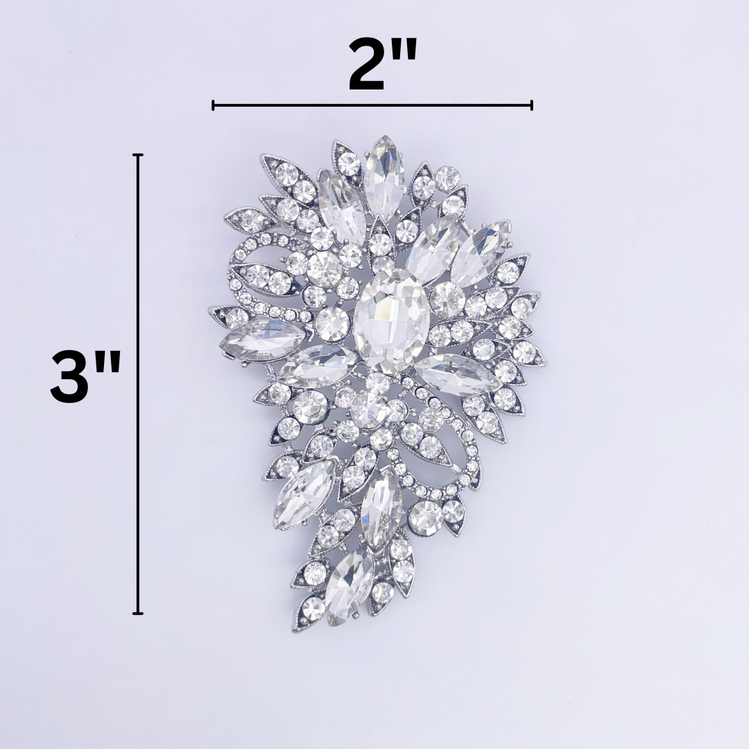 Rhinestone Brooch | BRH-8