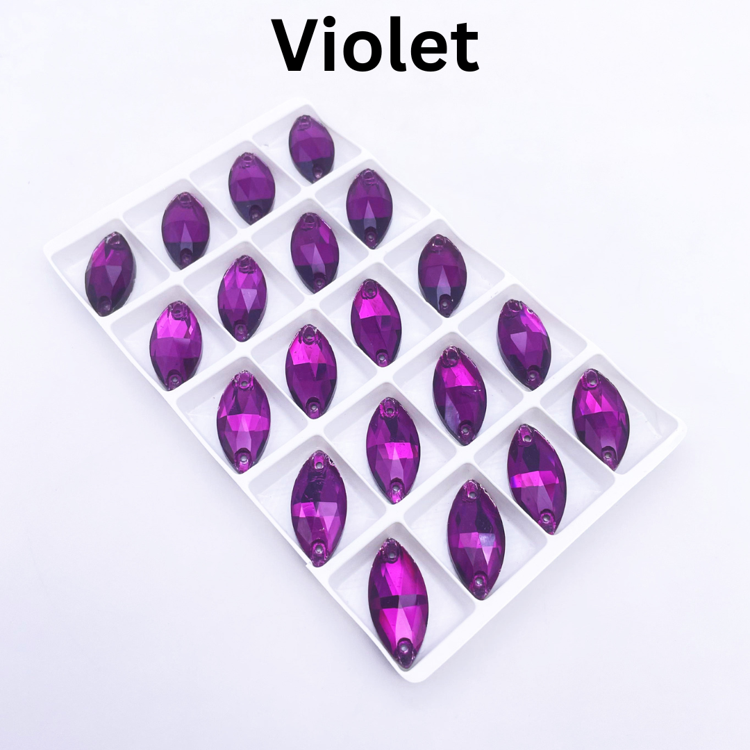 Navette | 12*24mm | Flatback Rhinestones