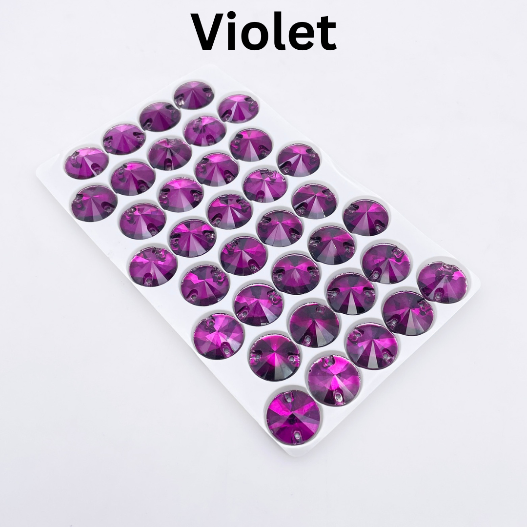 Round | 14*14mm | Flatback Rhinestones