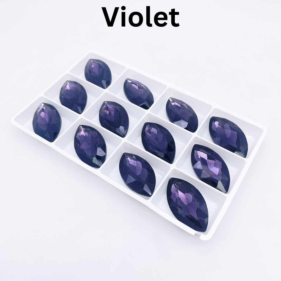 Navette | 17*32mm | Pointed Back Rhinestones
