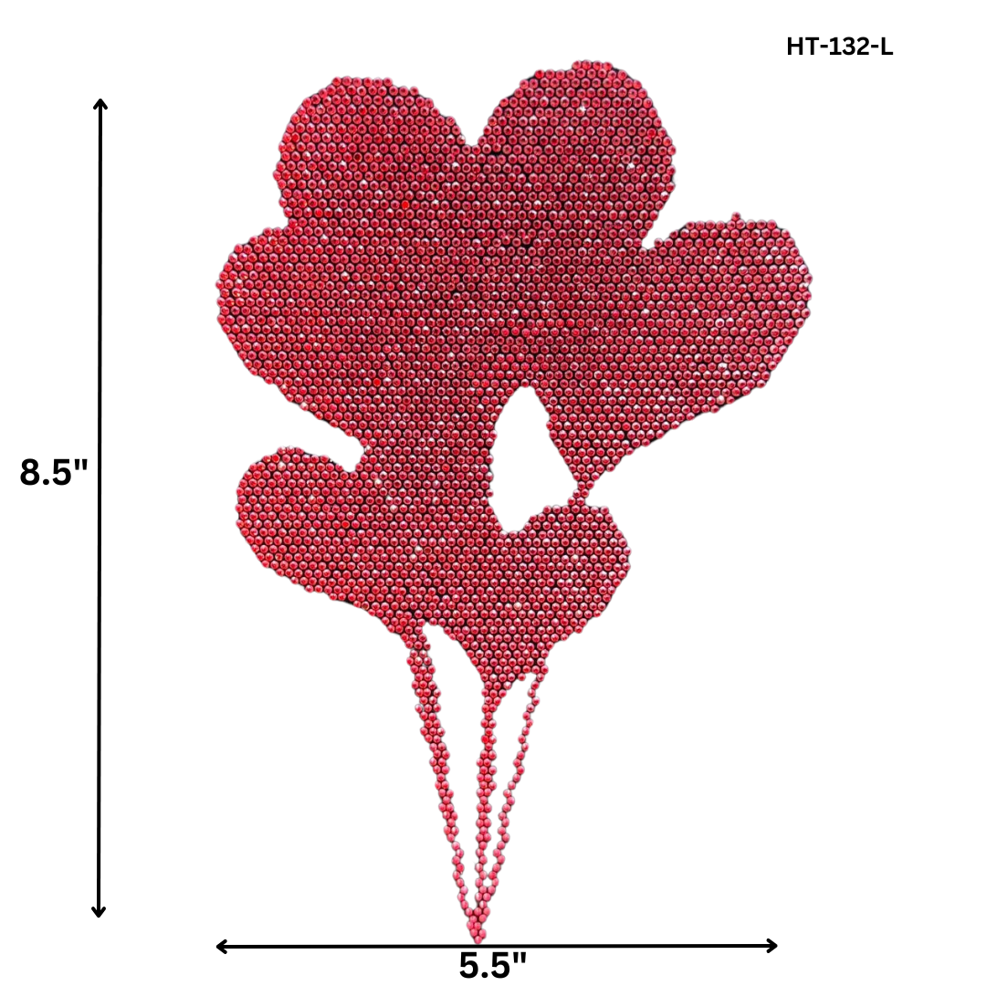 Heart Hotfix Applique HT-132