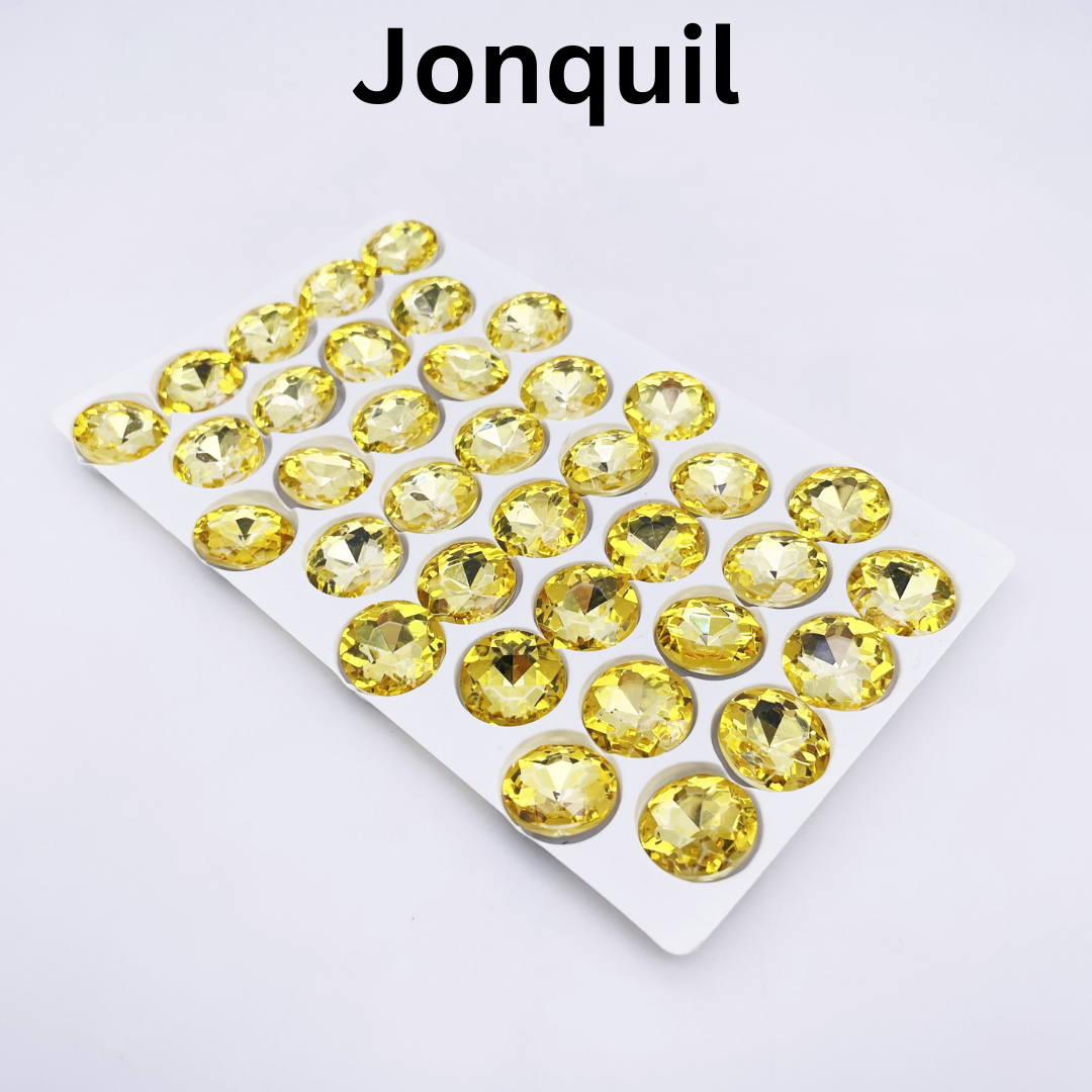 Round | 14*14mm | Pointed Back Rhinestones