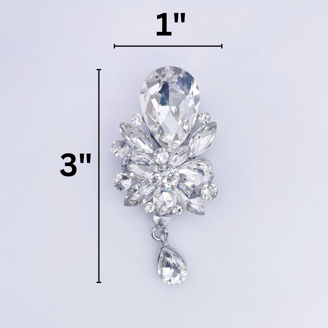 Rhinestone Brooch | BRH-11