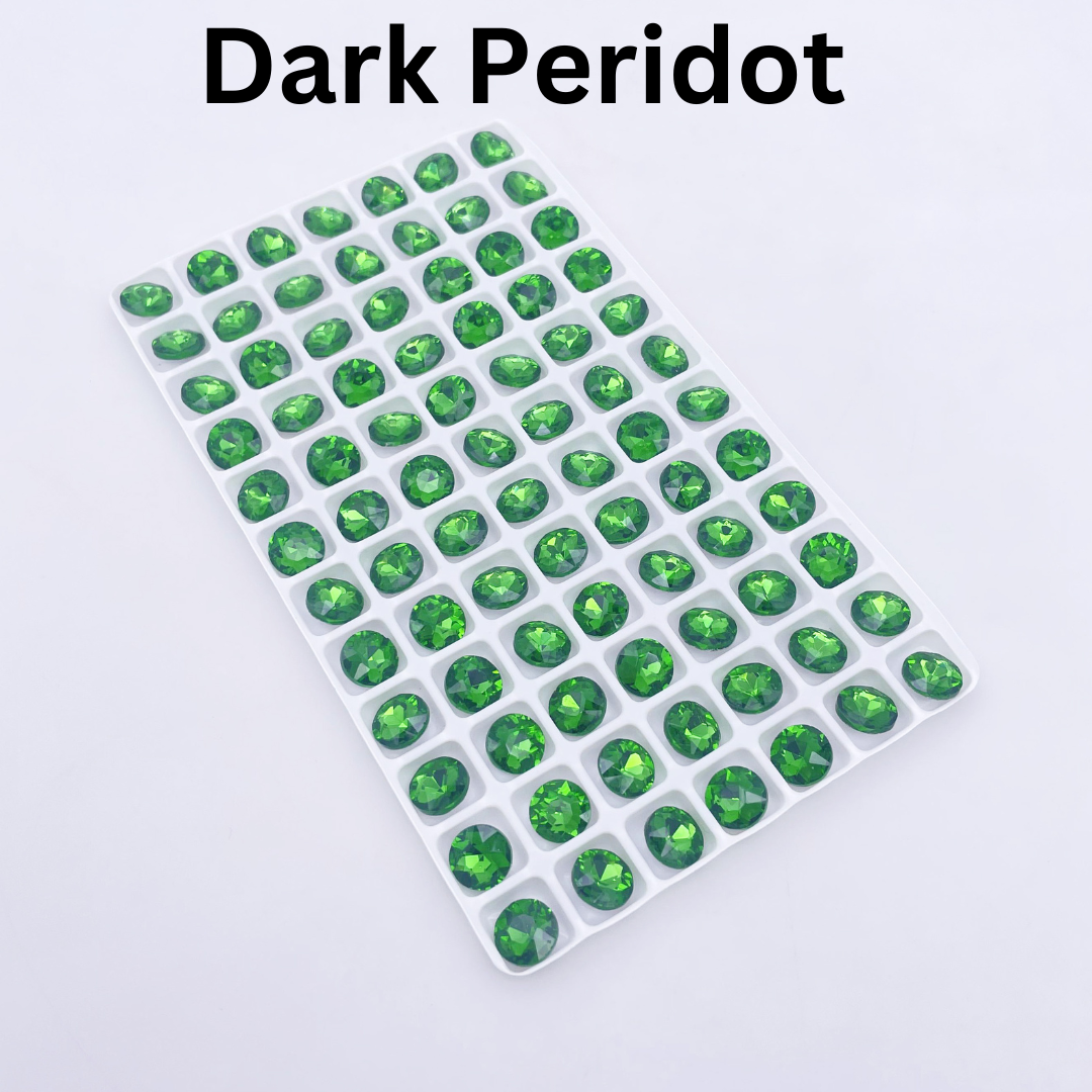Round | 8*8mm | Pointed Back Rhinestones
