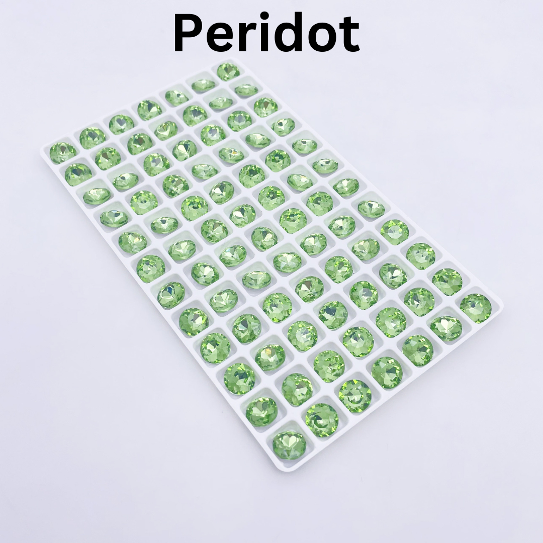 Round | 8*8mm | Pointed Back Rhinestones