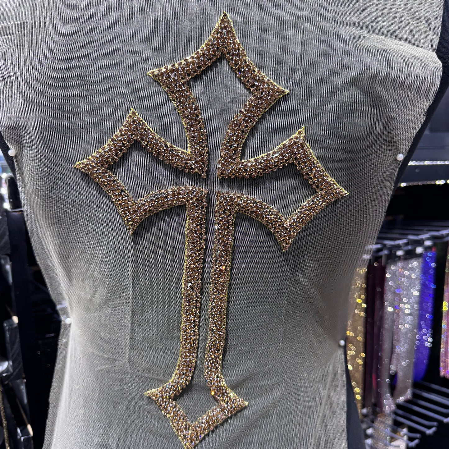 Rhinestone Cross - GO1377