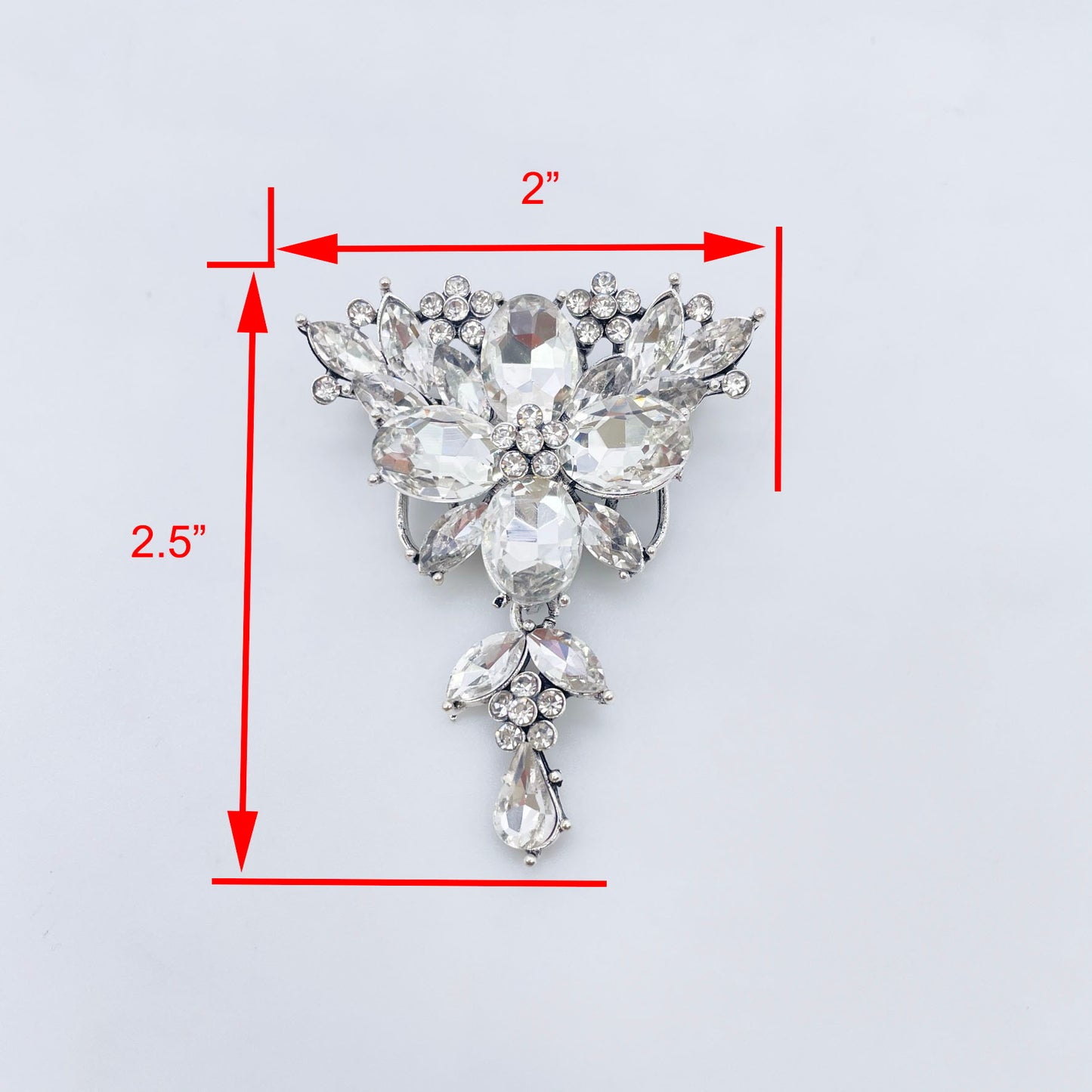 Rhinestone Brooch | BRH-3
